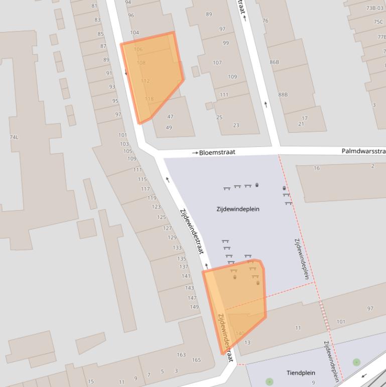 Kaart van postcodegebied 3014NX.