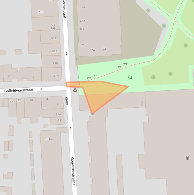 Kaart van postcodegebied 3014PT.