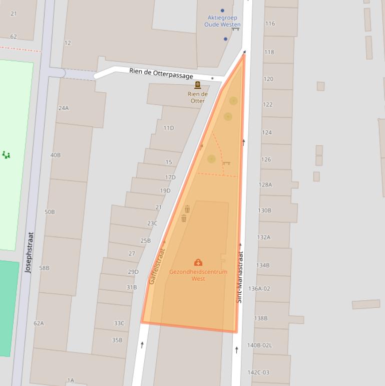 Kaart van postcodegebied 3014SG.