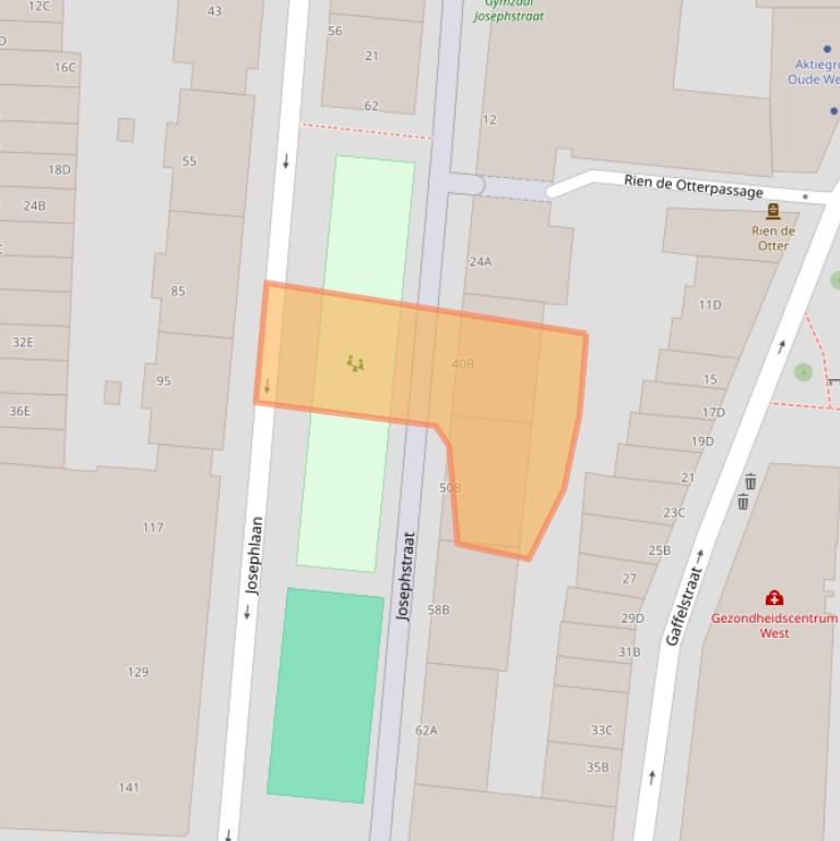 Kaart van postcodegebied 3014TR.