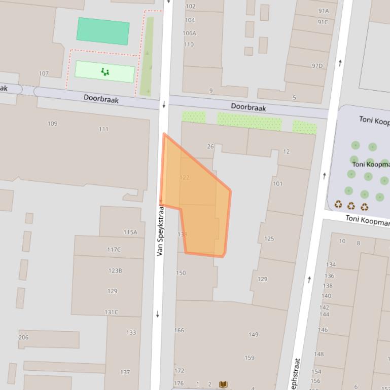 Kaart van postcodegebied 3014VR.