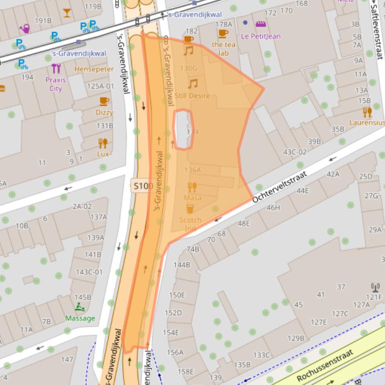 Kaart van postcodegebied 3015CC.