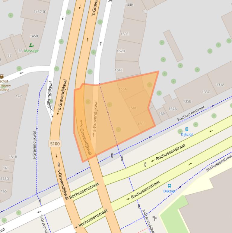 Kaart van postcodegebied 3015CE.