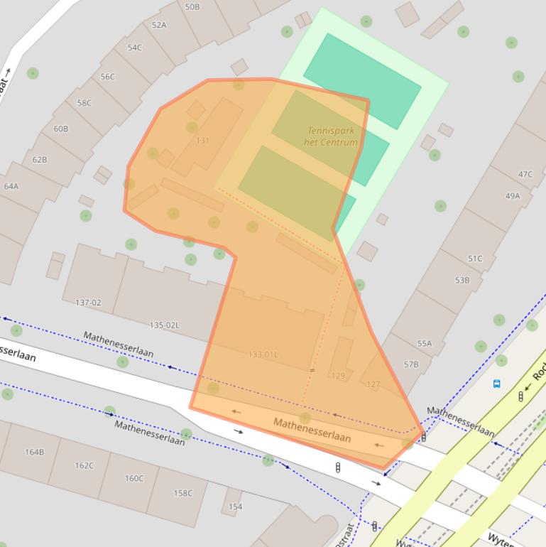 Kaart van postcodegebied 3015CH.
