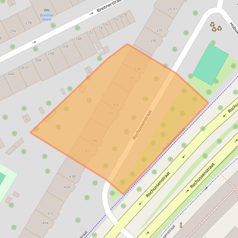 Kaart van postcodegebied 3015EB.