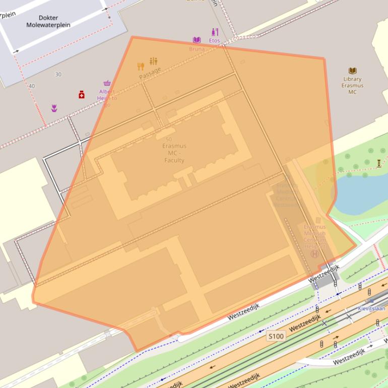 Kaart van postcodegebied 3015GE.