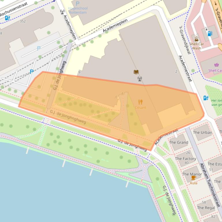 Kaart van postcodegebied 3015GG.