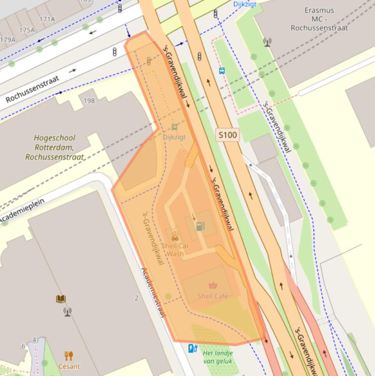 Kaart van postcodegebied 3015GH.