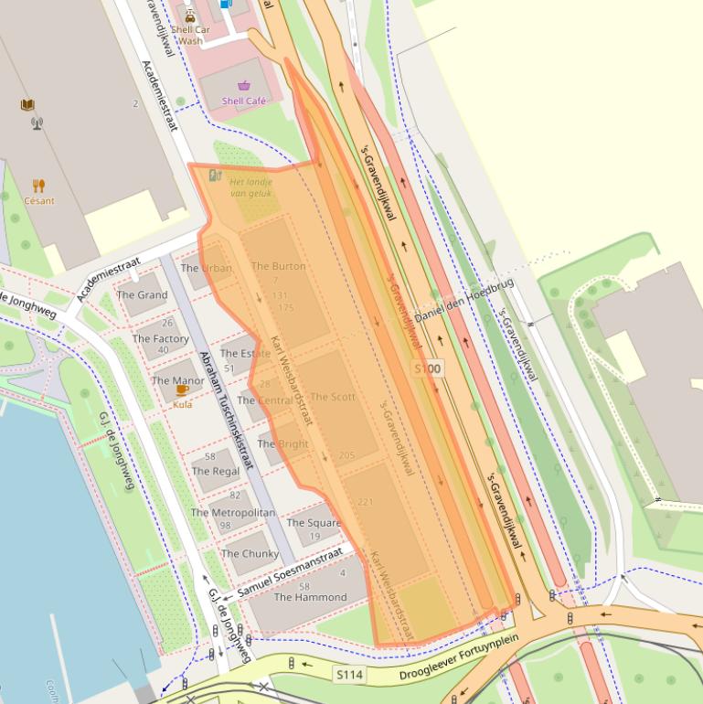 Kaart van postcodegebied 3015GM.