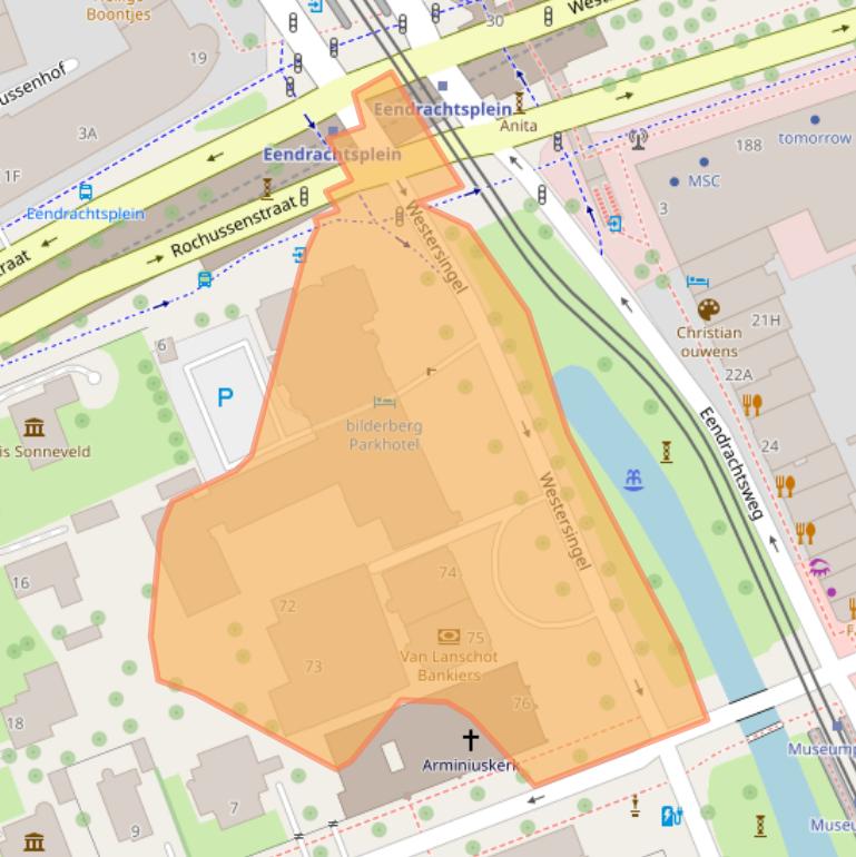 Kaart van postcodegebied 3015LB.