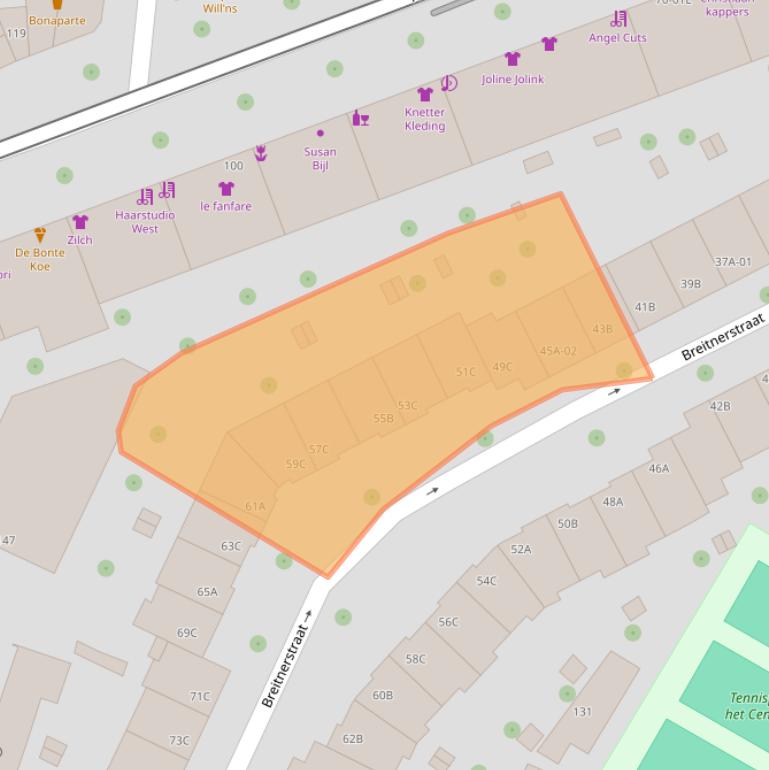 Kaart van postcodegebied 3015XB.