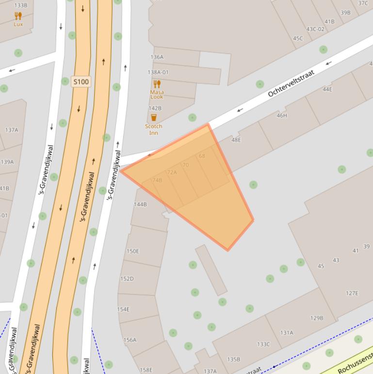 Kaart van postcodegebied 3015XP.