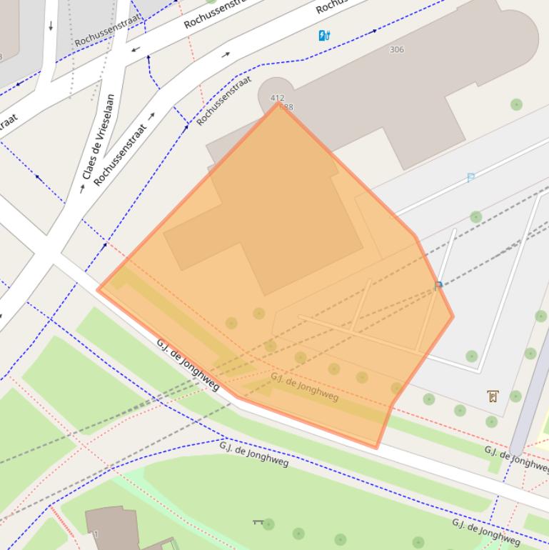 Kaart van postcodegebied 3015ZG.