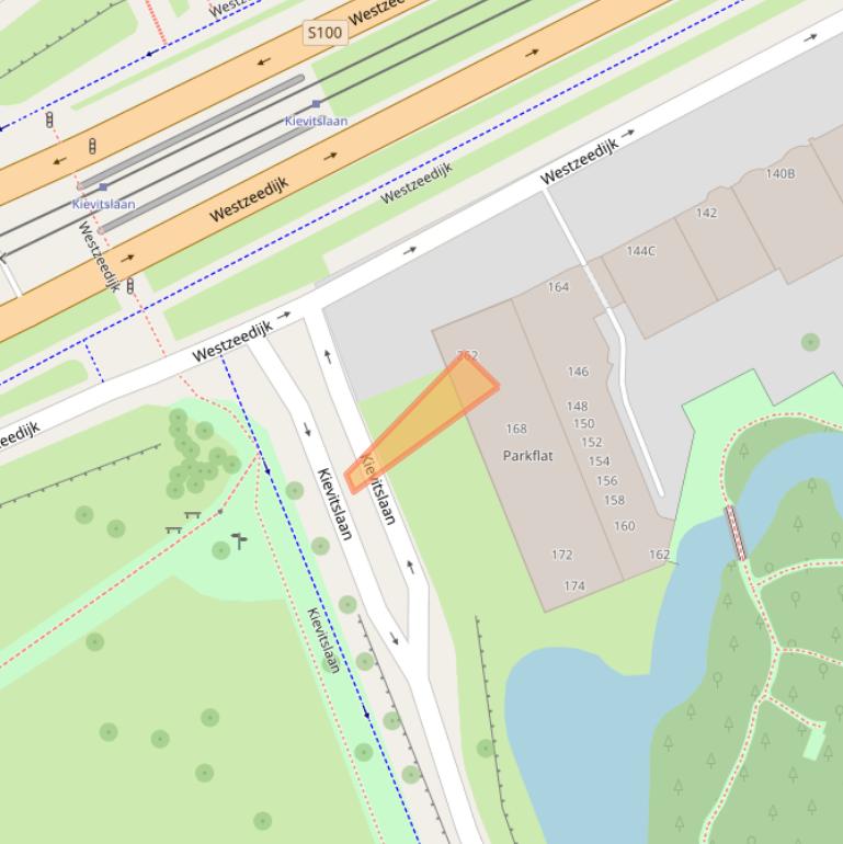 Kaart van postcodegebied 3016AL.