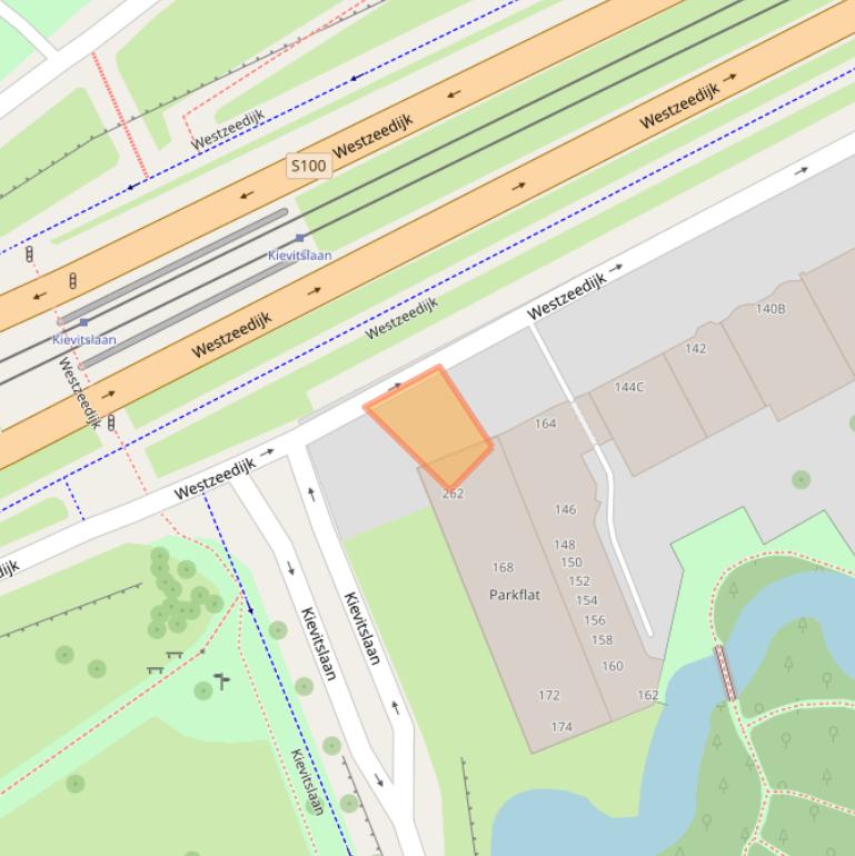 Kaart van postcodegebied 3016AN.