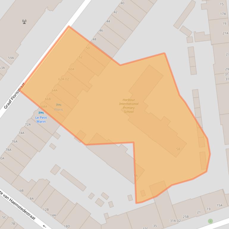 Kaart van postcodegebied 3021CJ.