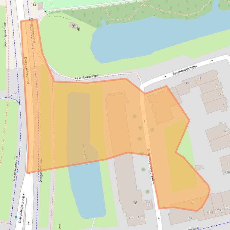 Kaart van postcodegebied 3021DS.