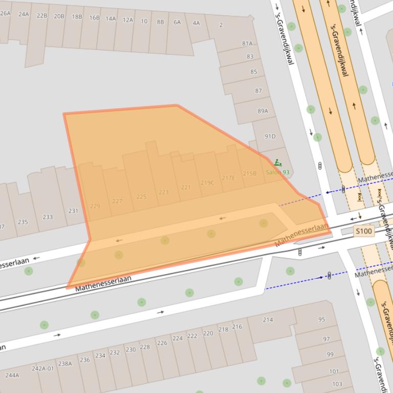 Kaart van postcodegebied 3021HA.