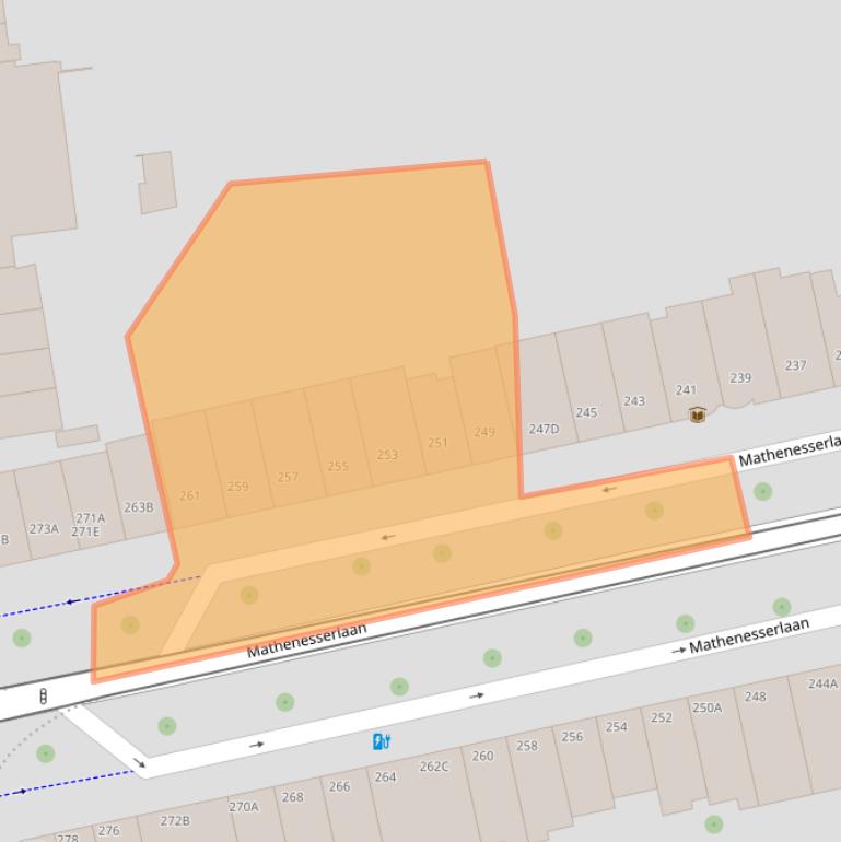 Kaart van postcodegebied 3021HD.