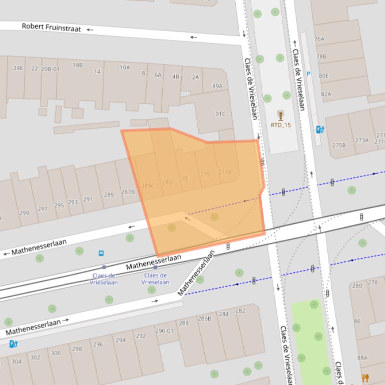 Kaart van postcodegebied 3021HH.