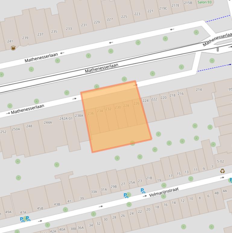 Kaart van postcodegebied 3021HN.
