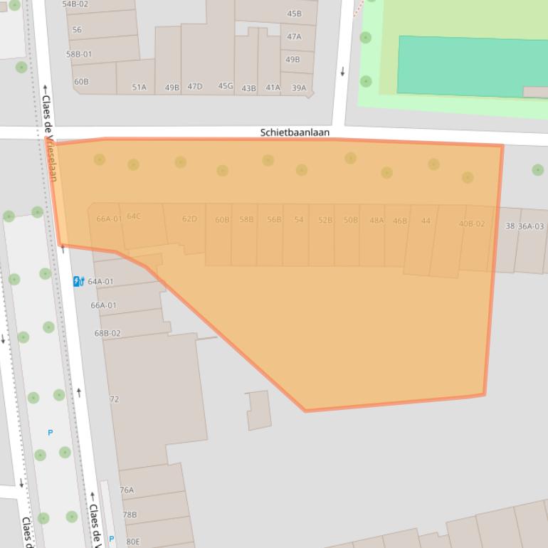 Kaart van postcodegebied 3021LL.