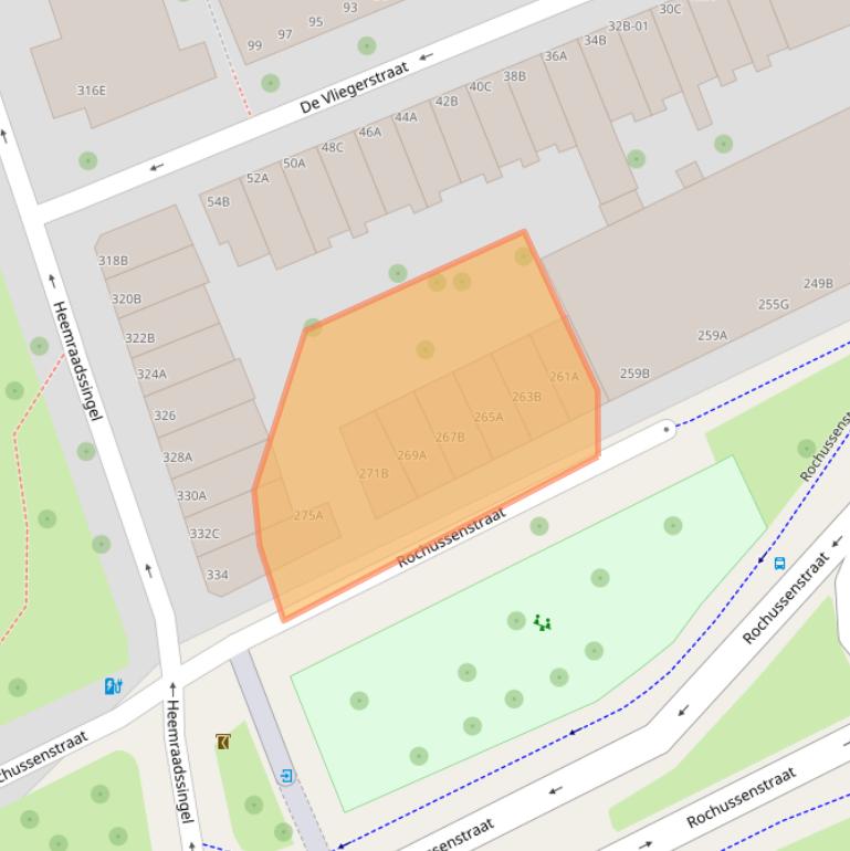 Kaart van postcodegebied 3021NX.