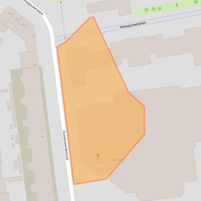 Kaart van postcodegebied 3021PH.