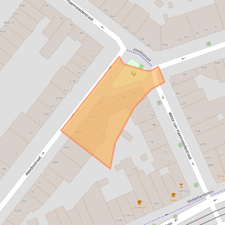 Kaart van postcodegebied 3021SN.