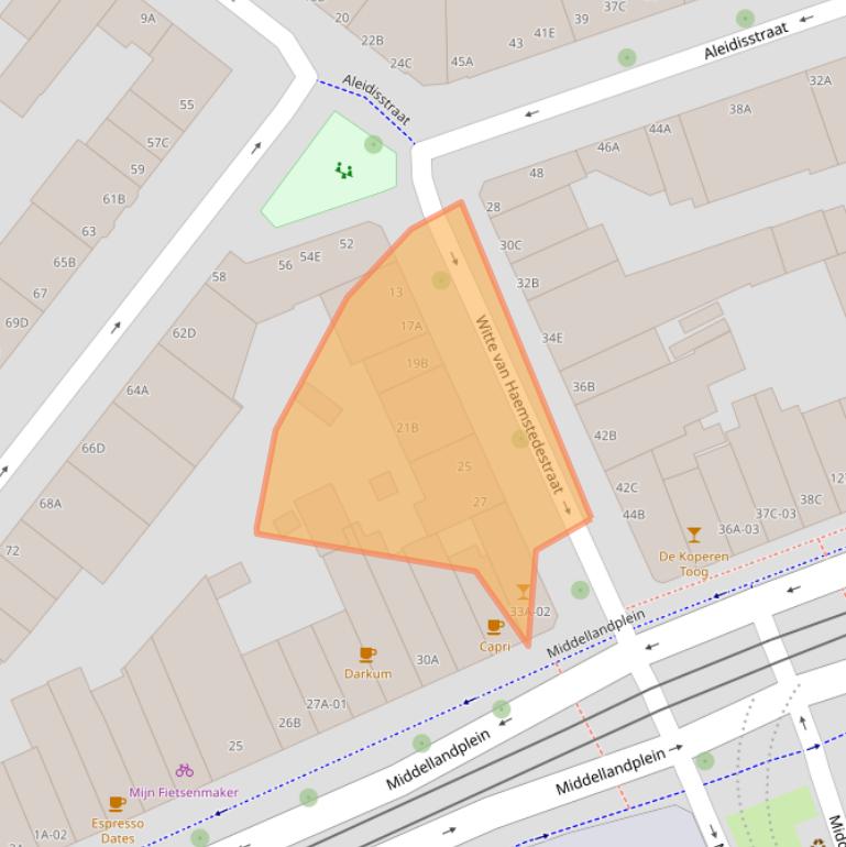 Kaart van postcodegebied 3021SV.