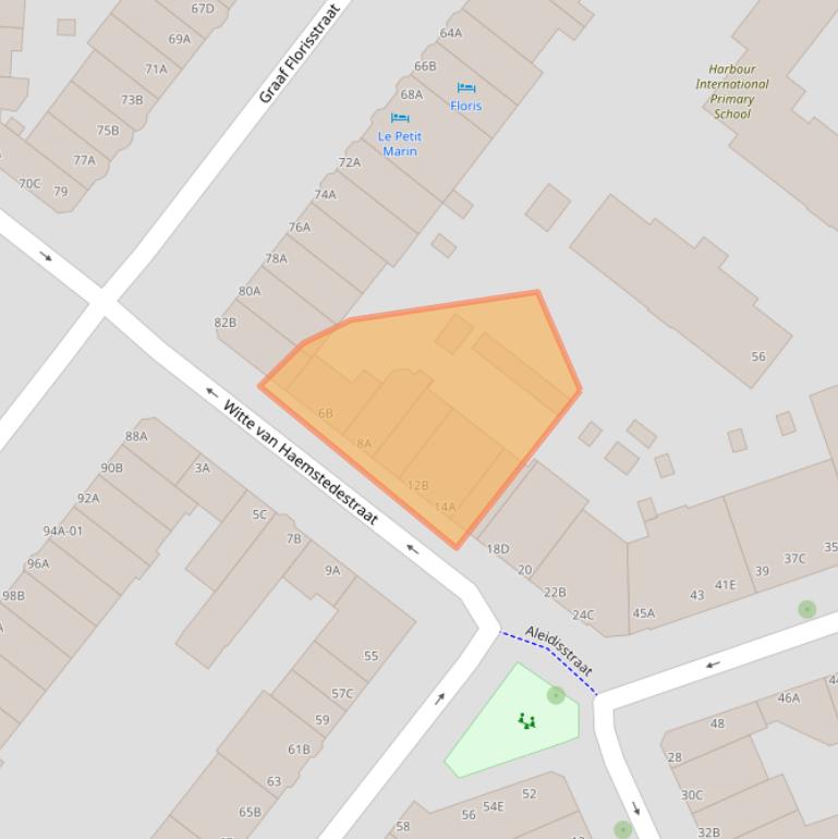 Kaart van postcodegebied 3021SW.