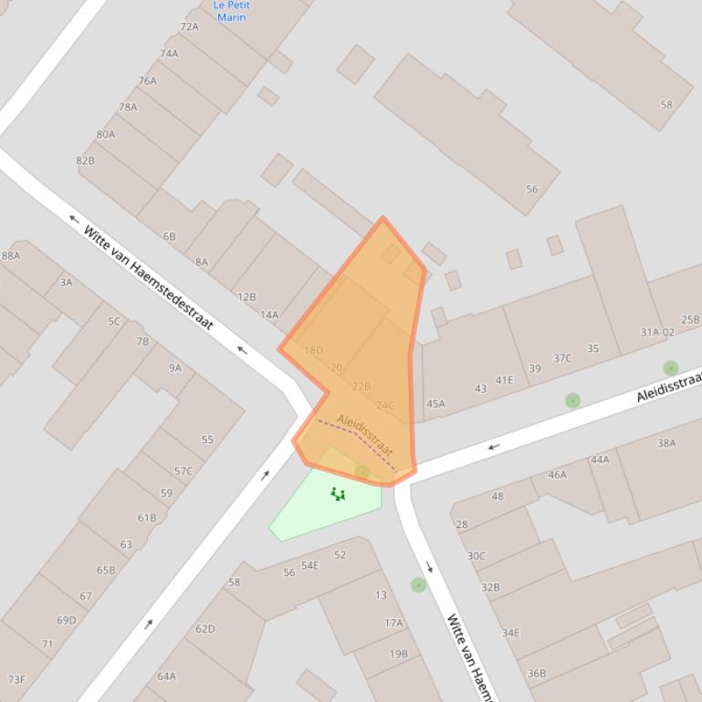 Kaart van postcodegebied 3021SX.