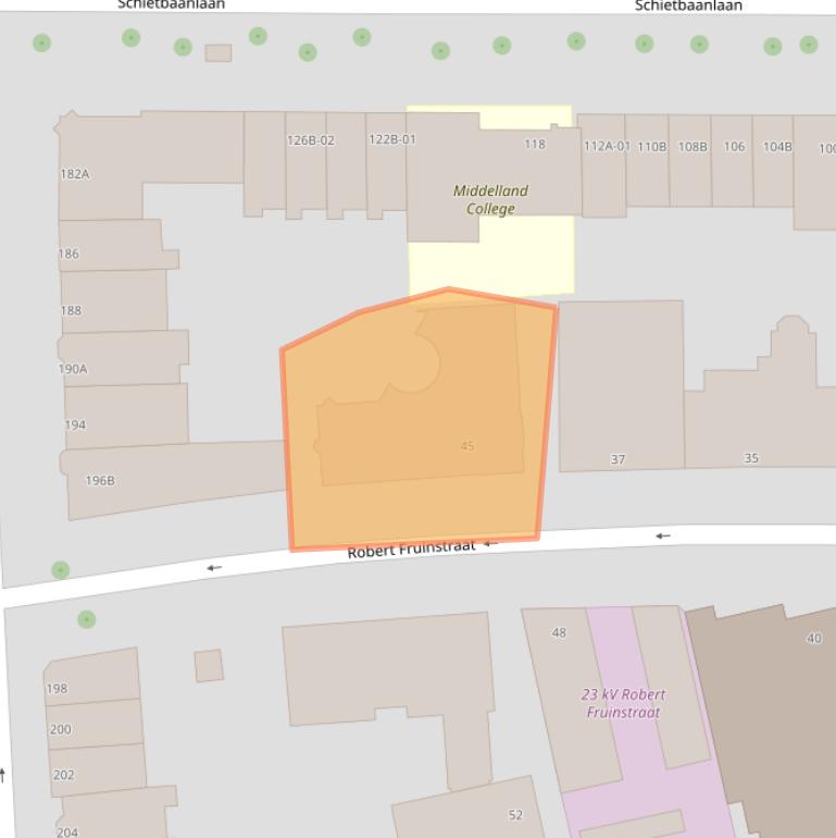 Kaart van postcodegebied 3021XC.