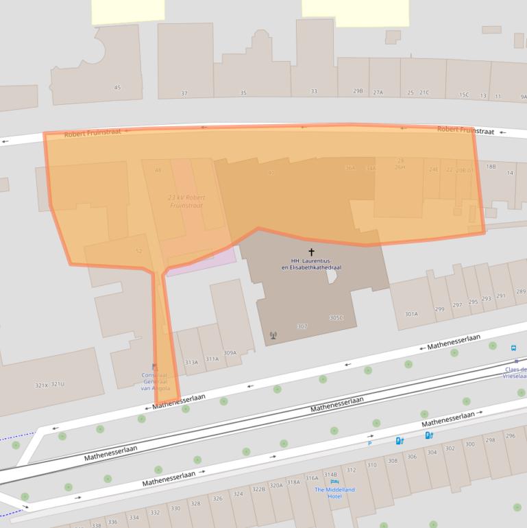 Kaart van postcodegebied 3021XE.