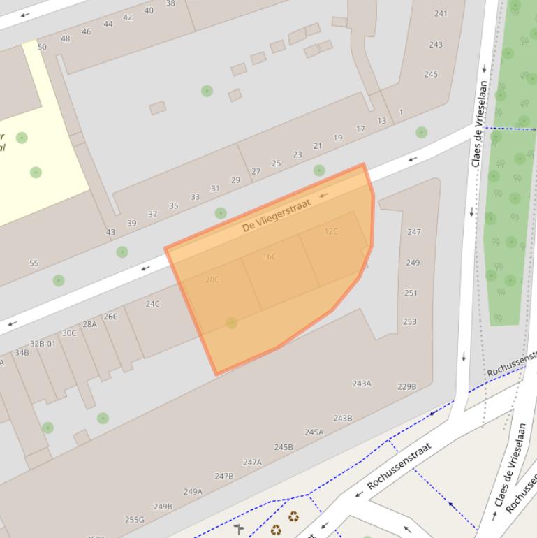 Kaart van postcodegebied 3021ZP.