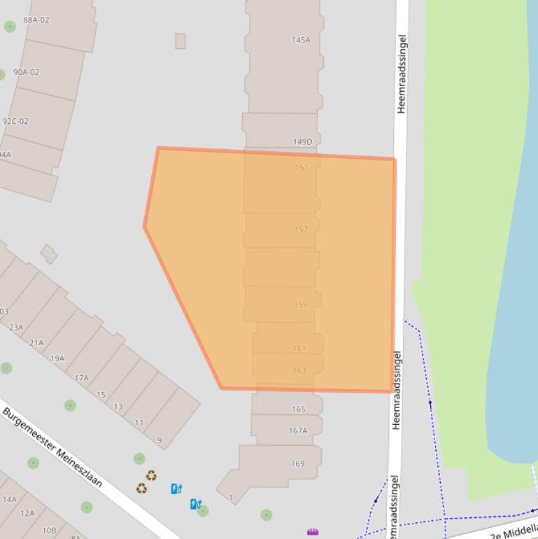 Kaart van postcodegebied 3022CE.