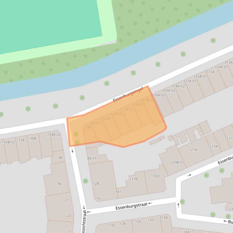 Kaart van postcodegebied 3022EK.