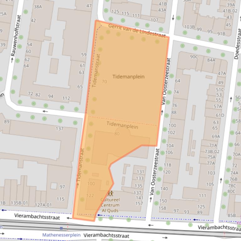 Kaart van postcodegebied 3022SM.