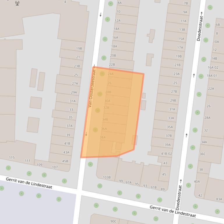 Kaart van postcodegebied 3022XN.