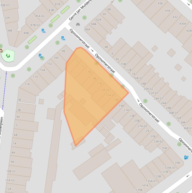 Kaart van postcodegebied 3023SC.