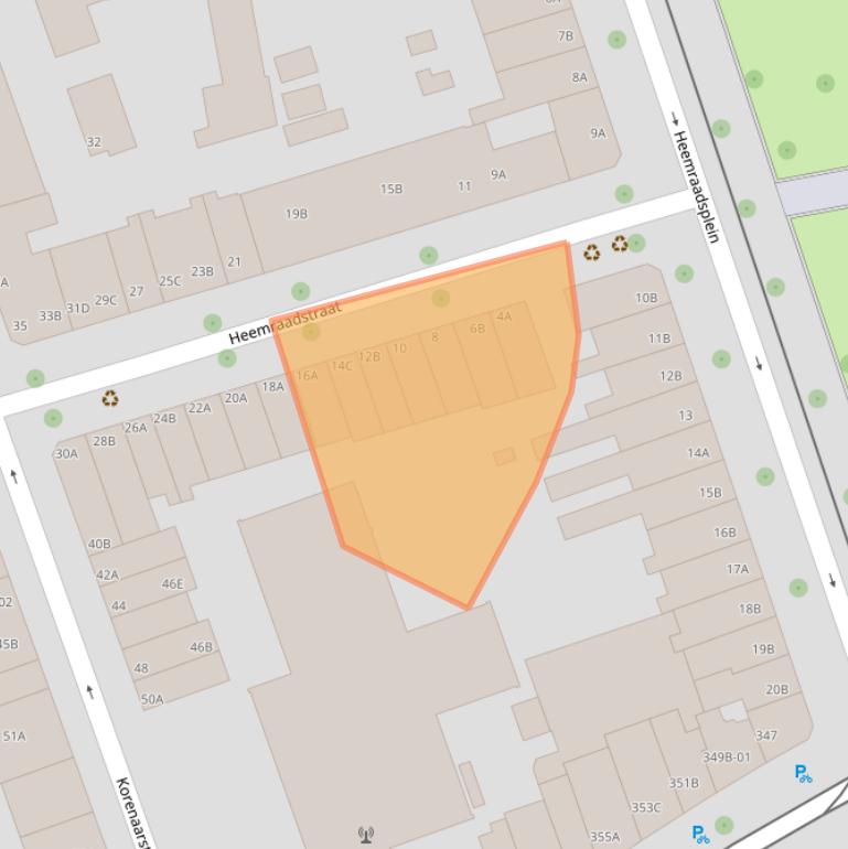 Kaart van postcodegebied 3023VE.