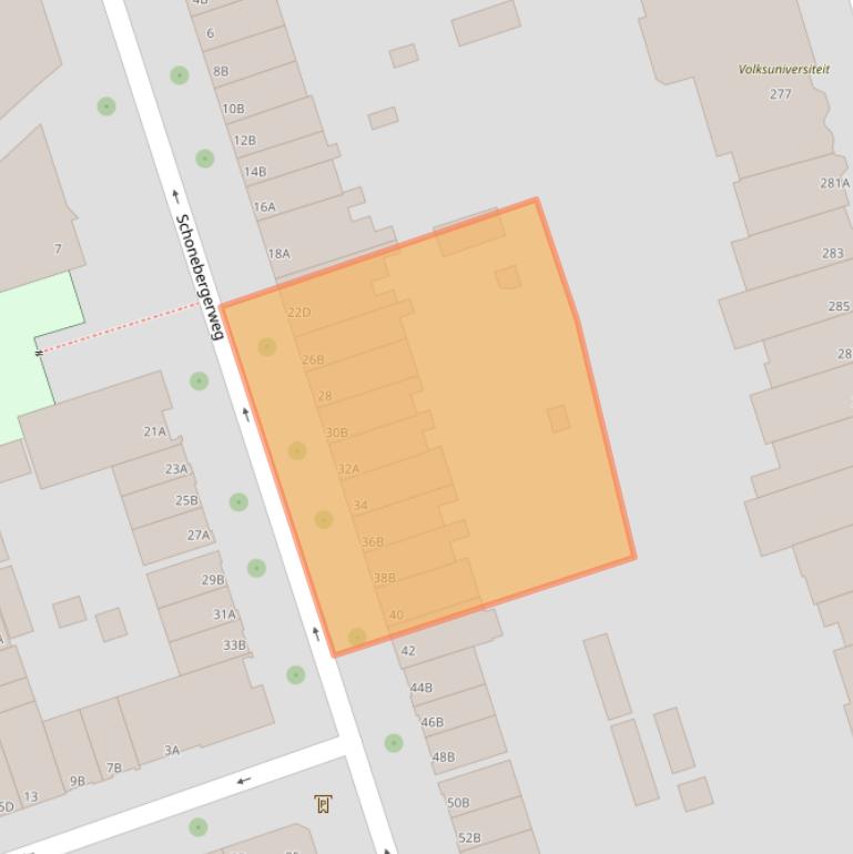 Kaart van postcodegebied 3023ZL.