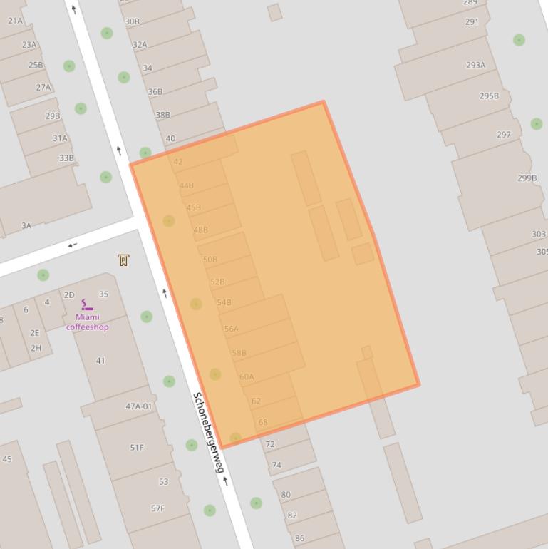 Kaart van postcodegebied 3023ZM.