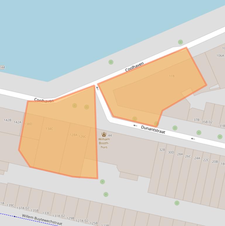 Kaart van postcodegebied 3024AK.