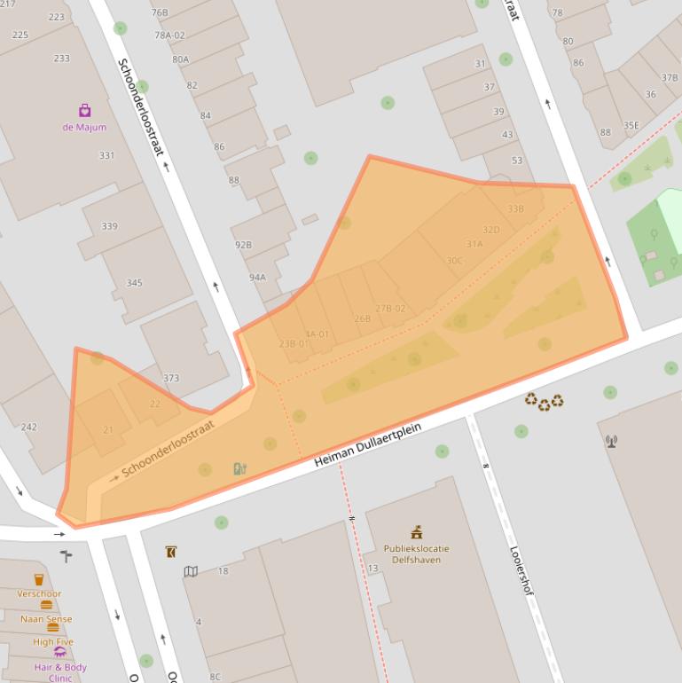 Kaart van postcodegebied 3024CB.