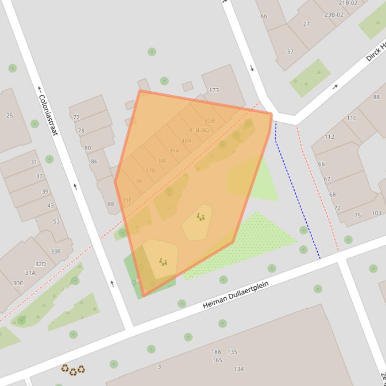 Kaart van postcodegebied 3024CC.