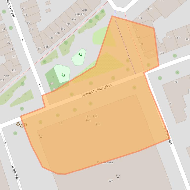 Kaart van postcodegebied 3024CD.