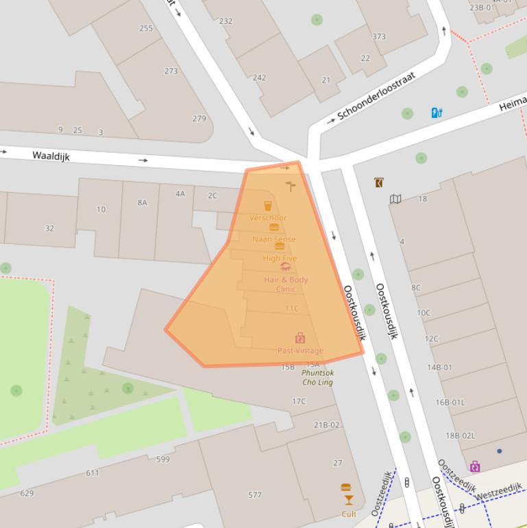 Kaart van postcodegebied 3024CK.