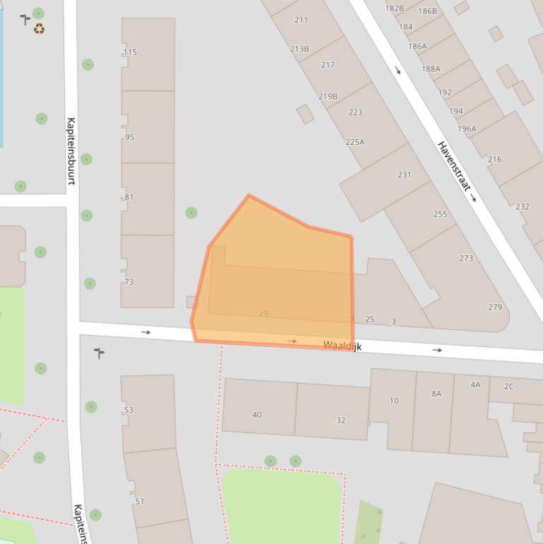 Kaart van postcodegebied 3024CV.