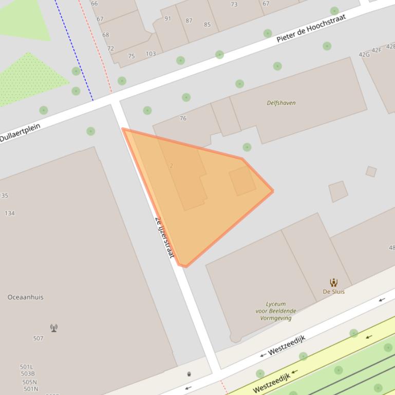 Kaart van postcodegebied 3024CX.